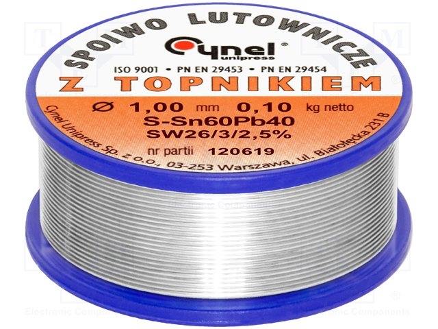 TIN 100GR-1MM-CYNEL